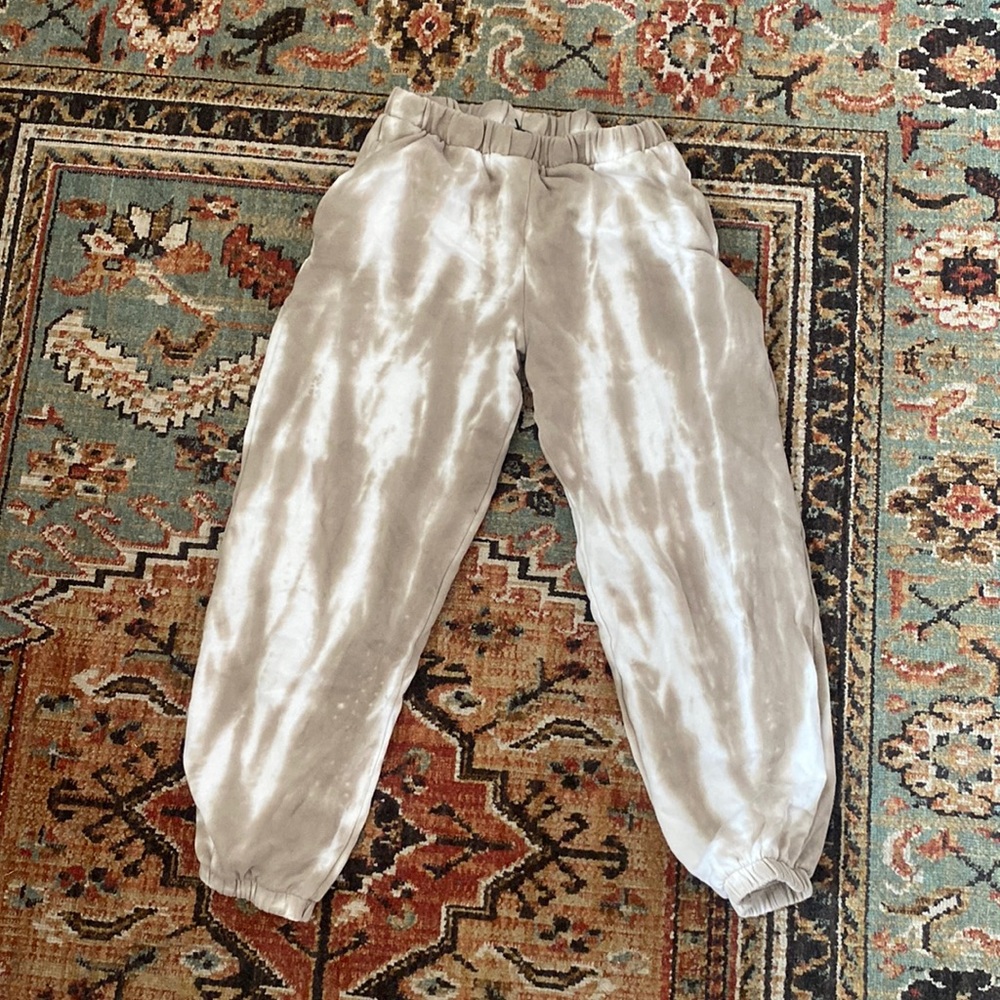 Target sweatpants. I’m too tall for my liking in these. I am 5’5.